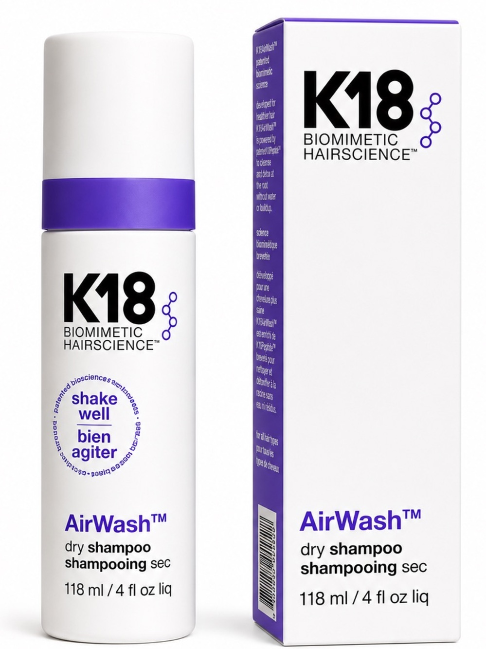 K18 AirWash Dry Shampoo 4oz New In Box Sephora